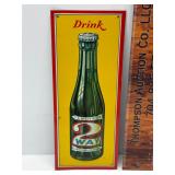 Early tin 2way drink sign