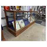 94' oak country store showcase