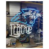 Carolina panther miller lite neon