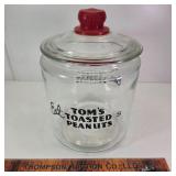 Toms Jar. Lid & Rim small chips