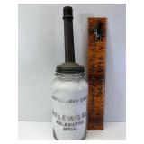 1924 DD Lewis Co oil bottle