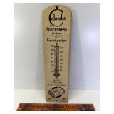 Antique Calotabs wood thermometer