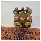 Mini Pepsi Cola 6 Pack. Glass Bottles