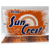 Porcelain drink sun Crest sign