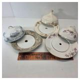3 - 3pc Butter Dishes