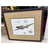 Brian knight military plane print