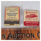 Herlocker Service & Hartsell Match Books