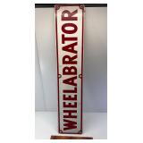 36' wheelbrator sign metal