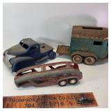 Metal Truck, Hubley Trailer, Nylint Trailer