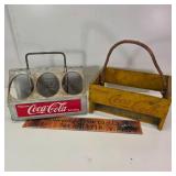 Metal & Wood Coke Holders