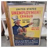 Unemployment Census Poster