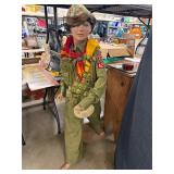 53" mannequin with Boy Scout uniform