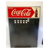 1955 Coca Cola chalkboard tin