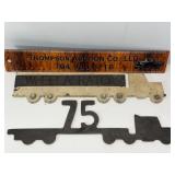 Truck signs wheelabrator