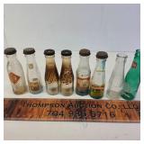 8 Glass Mini Bottles