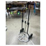 Hand truck folding