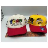 2 M & Ms racing SnapBack hats