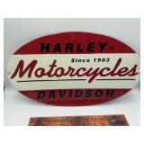 Harley Davidson metal sign