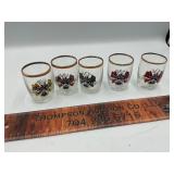 Vintage Scottish shot glasses