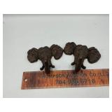 Cast iron elephant coat hooks