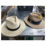 2 straw hats