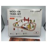 Wooden train set