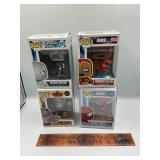 4 Pop figures