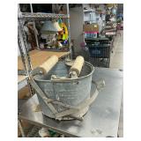 Vintage mop bucket