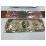 1953 Red Seal 2 dollar bill