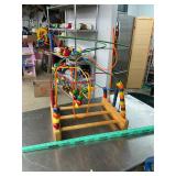 Vintage wooden bead maze