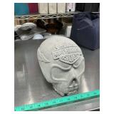 Cement Harley Davidson skull