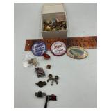 Assorted pins