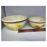 Vintage Hull pottery bowls