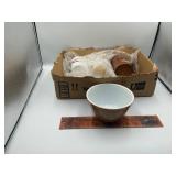 Pyrex bowl and cups