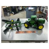 John Deere tractor with emplacement