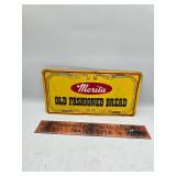 Merita bread metal tag