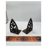 Cast iron bookends