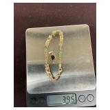 10k gold bracelet and pendant