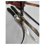 Antique carving set