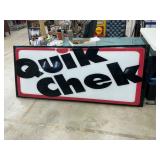 7ft by 3ft plastic Quick Check sign