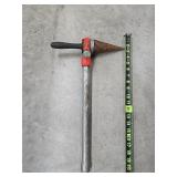 Rigid straight pipe reamer