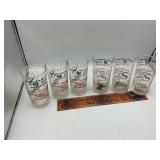 6 pure dealer glasses