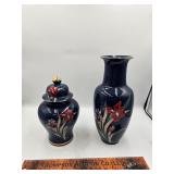 Ginger jar and vase