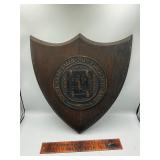 Vintage Yale University bronze plaque