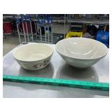 2 antique bowls