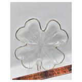 Mid century 4 leaf clover divided dish