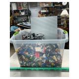 Large tote of Legos