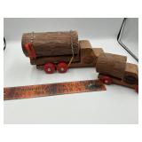 Wooden Log trucks