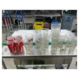 Large lot of vintage Coke glasses