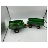 John Deere grain cart and wagon